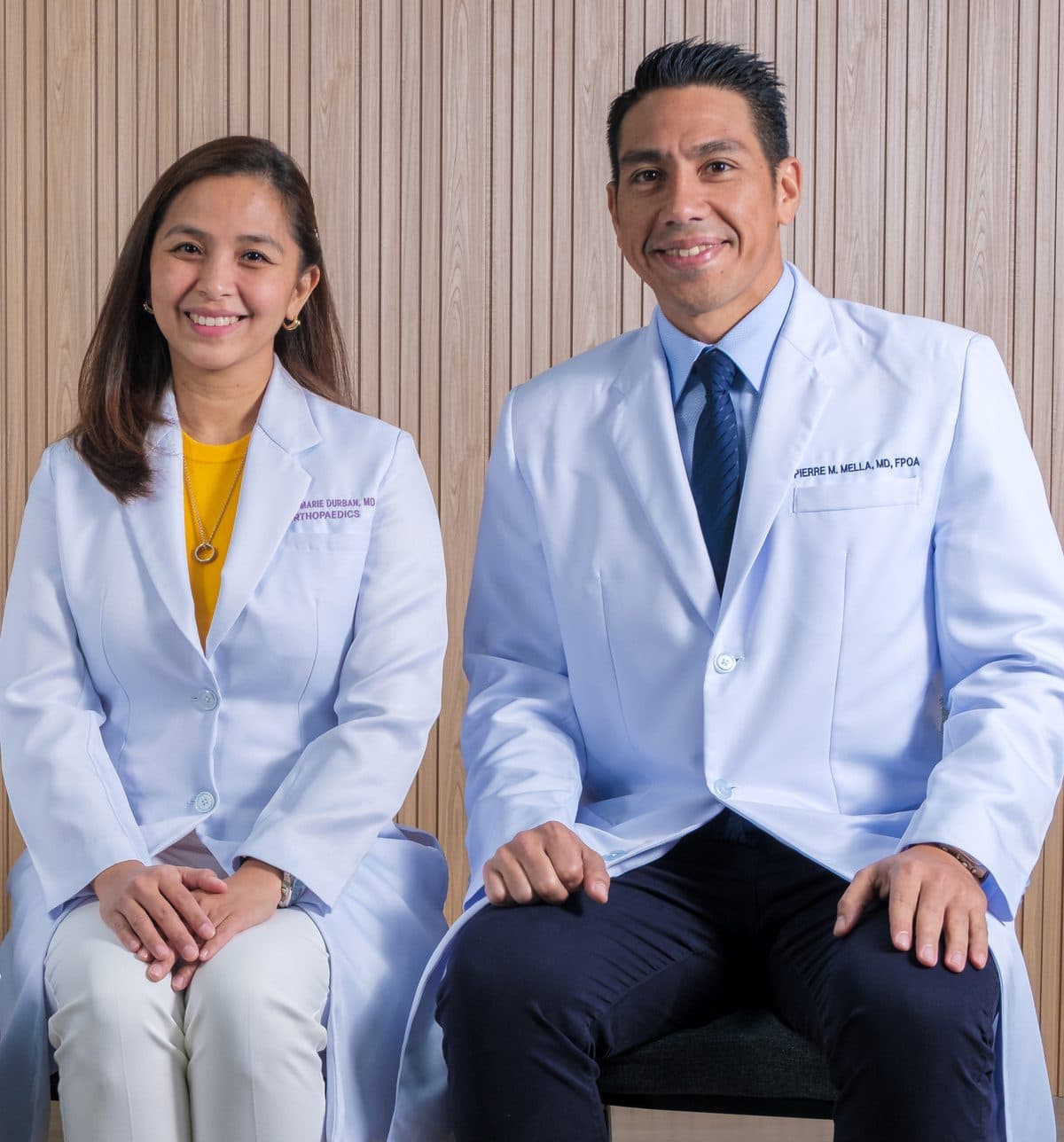 Co-founders Dr. Claire Marie Durban-Mella and Dr. Pierre M. Mella